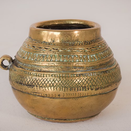 African Brass Pot