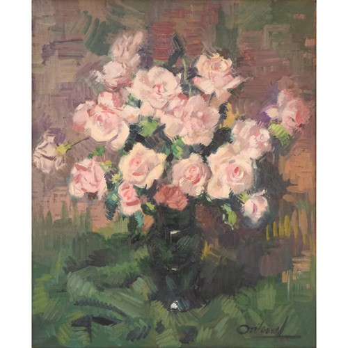 Still Life With Pink Flowers