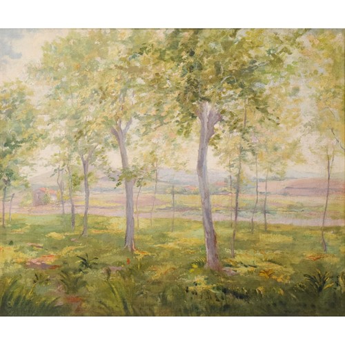 'A Hazy Summers Day' Impressionist Landscape