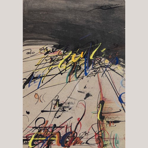 Calligraphic Pulse – Original Mixed Media By Jaume Genovart