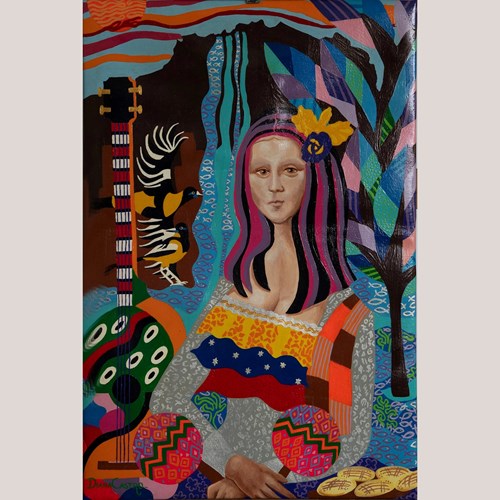 Portrait With Tropical Motifs – Diana Castro