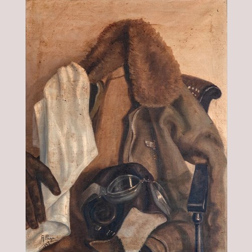 The Aviator Still Life Study By A. Puga (1953)
