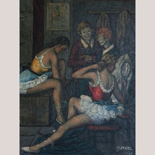 Backstage With Clowns And Dancers –...