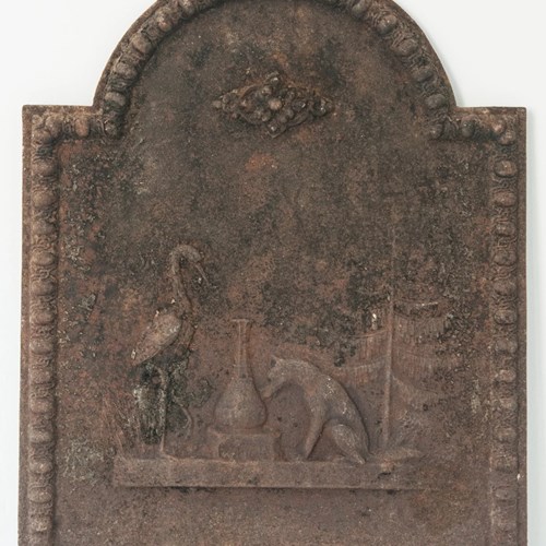 Iron Plaque - 'The Fox And The Stork'