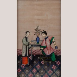 Chinese Interior Scene – Qing Dynas...