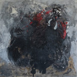 Abstract Expressionist Composition ...