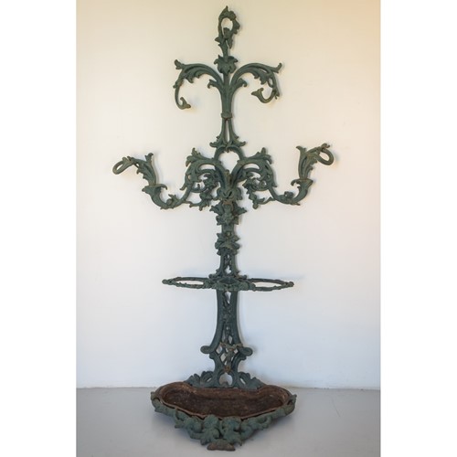 Ornate Victorian Style Coat Rack In Cast Iron