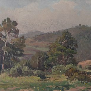Catalan Landscape - Signed Framed O...