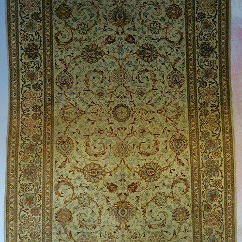 Antique Kashan Rug Old Colours 1920