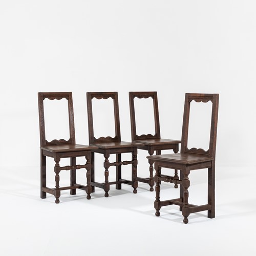 18Th Century French Oak ‘Nun’S’ Chairs