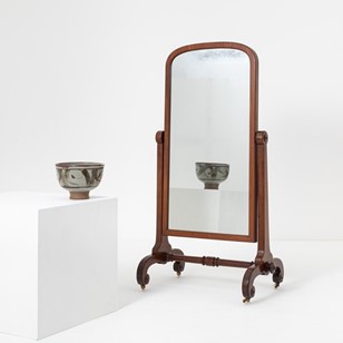 Victorian Cheval Mirror