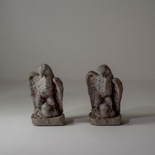 Pair Of Garden Eagles