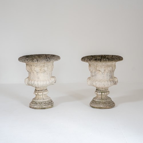 Stoneware Campana Urns