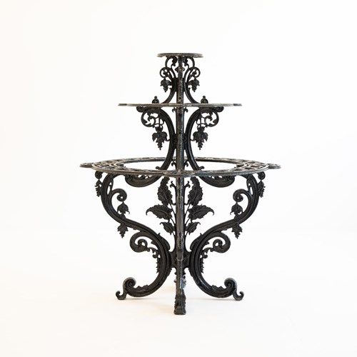Victorian Cast Iron Plant Stand