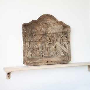 German Carving Of Christ On His Way...