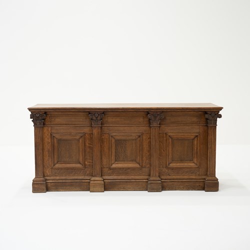 Late Victorian Oak Counter
