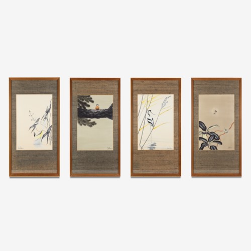 Set of Watercolours Depicting Birds. John Eastman
