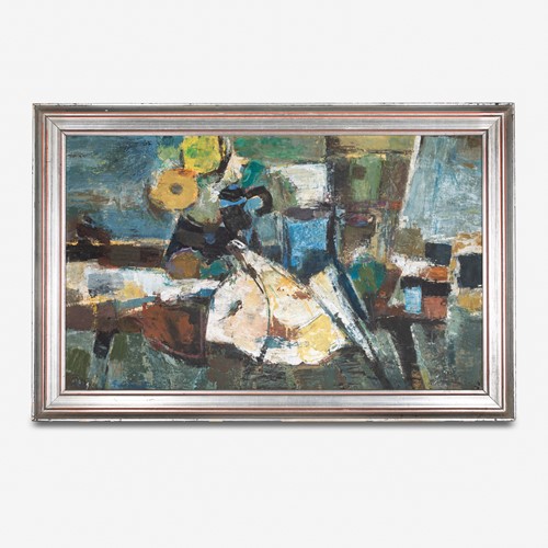 Abstract Still Life Painting by Judith Sarkintu