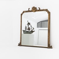 Huge, Impressive Victorian Giltwood Mirror