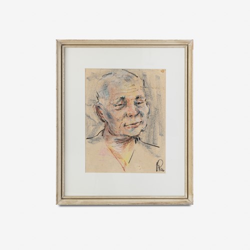 Pastel Portrait of a Man by Peter Harris