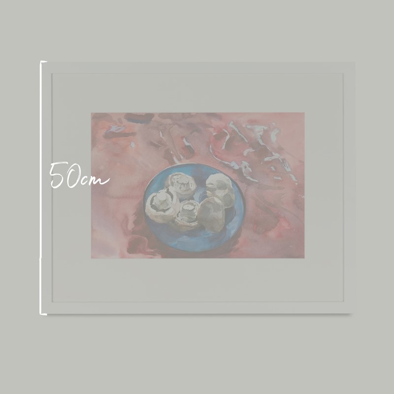 Stan Smith. Mushrooms on a blue plate. Watercolour-molly-maud-s-place-stan-smith-measurement-main-637378288725917883.jpg