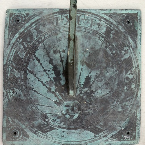 Victorian Bronze Sundial