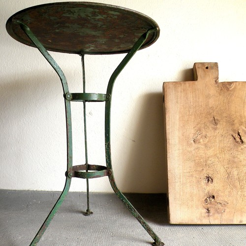 Small French Iron Garden Table