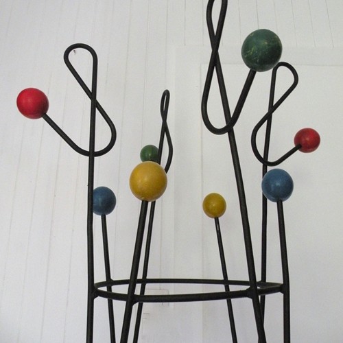 1950s atomic  coat stand by Roger Feraud 