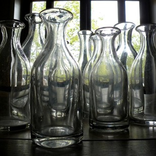 Collection Of 9 French Cider Carafe...