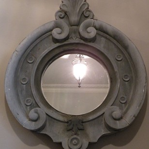 Zinc Oeil De Boeuf Mirror