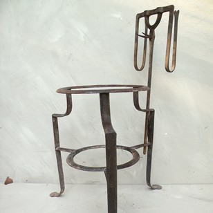 Regency Wrought Iron Fire Stand