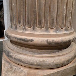 Fine Buff Terracotta Pedestal By Blashfield 