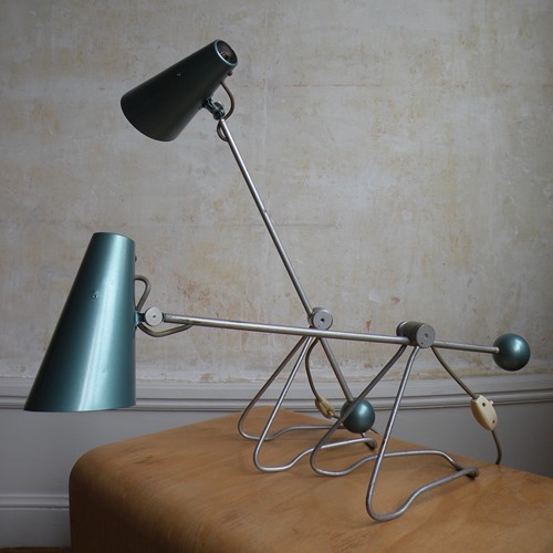 Rare Pair Of Desk Lamps By Merchant Adventurers 