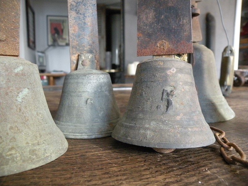 collection of 8 French door or servant bells -mountain-cow-dscn3235-main-637149666162150146.JPG