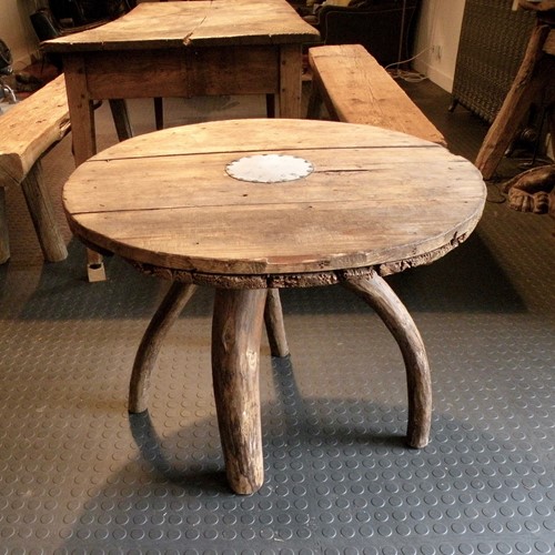 Rustic Low Pine  Table 