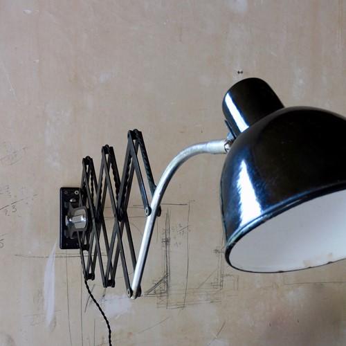 Large Scissor Lamp By Kaiser Idel