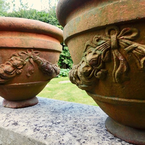 Pair Of Compton Art Pottery 'Poppy'  Pots  