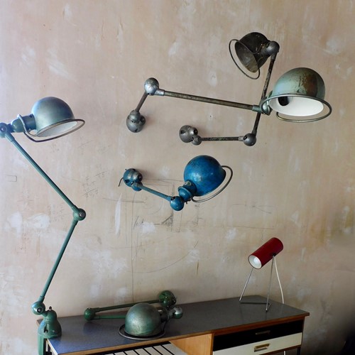 Selection Of French Jielde Industrial Lamps 