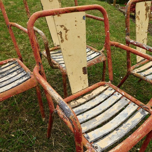 Set Of Original Tolix Chairs 
