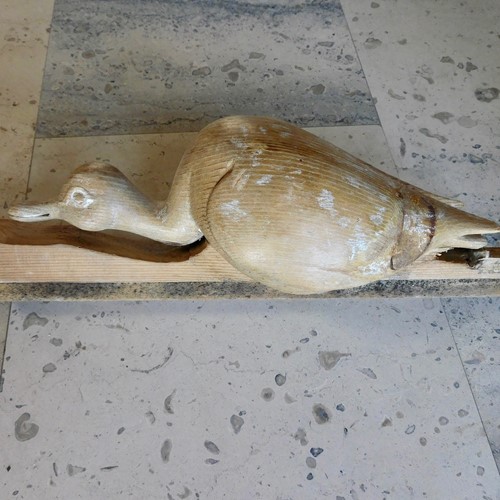 A Carved Pine Spanish Architectural Duck Corbel 