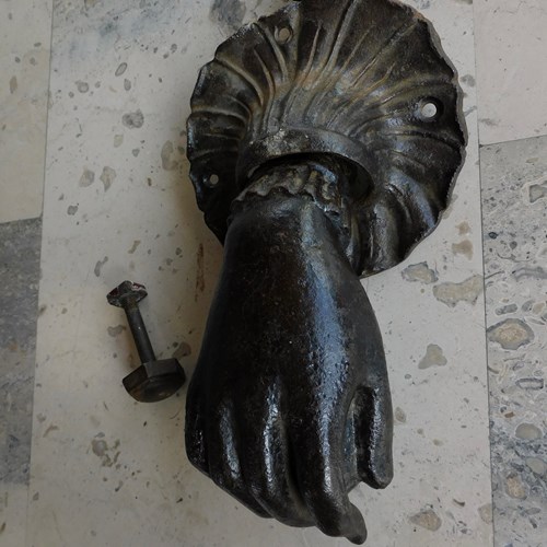 Very Large Regency Iron Door Knocker - Life Size . 