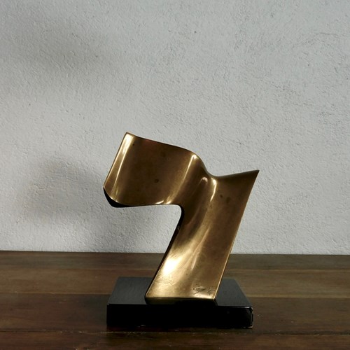 Bronze Abstract  Sculpture By Stephen Daniels 