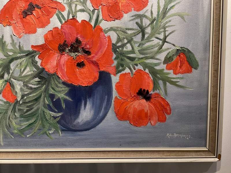 1960 Vibrant Oil Painting Of Poppies-muir-img-0457-main-638349637264238999.jpeg
