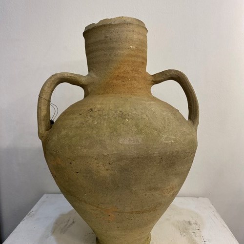 C1920 A Greek Terracotta Wine Amphora