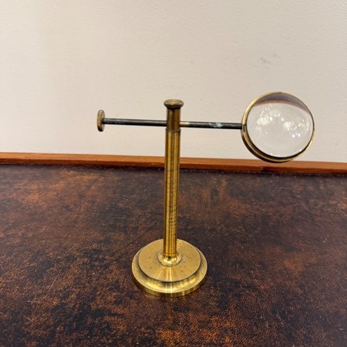 C1880 An English Brass Botanical Magnifying Glass  