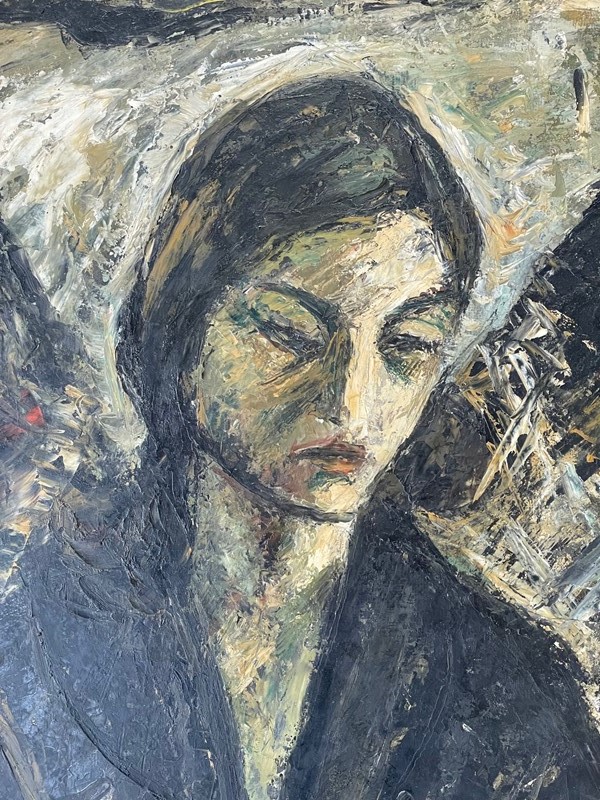 1954 An Oil Portrait on Board of A Women.-nick-jones-img-0119-main-637926234793175502.jpg