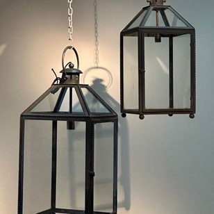 C1950 A Stylish Italian Tole & Glas...