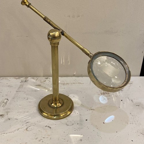 C1880 An English Brass Botanical Magnifying Glass  