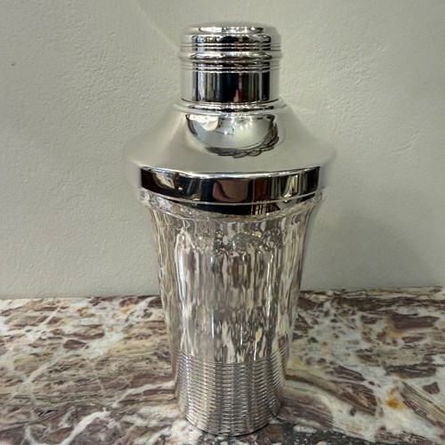 C1930 A French Silver Plate Cocktail Shaker 