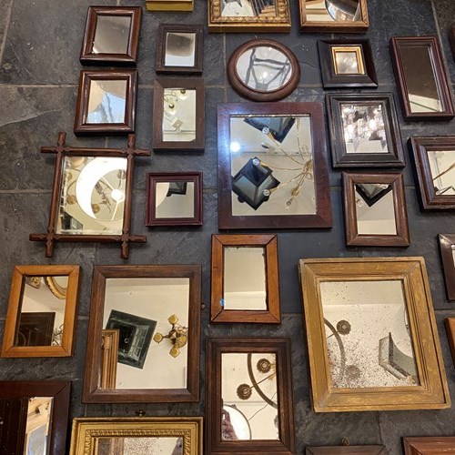 C1880 A Collection Of 32 English Little Mirrors